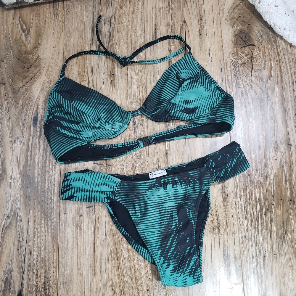 Lenny Niemeyer optical reina print bikini swim